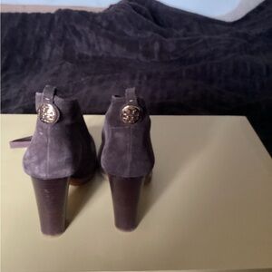 Tory Burch Dark Brown Heeled Boots
